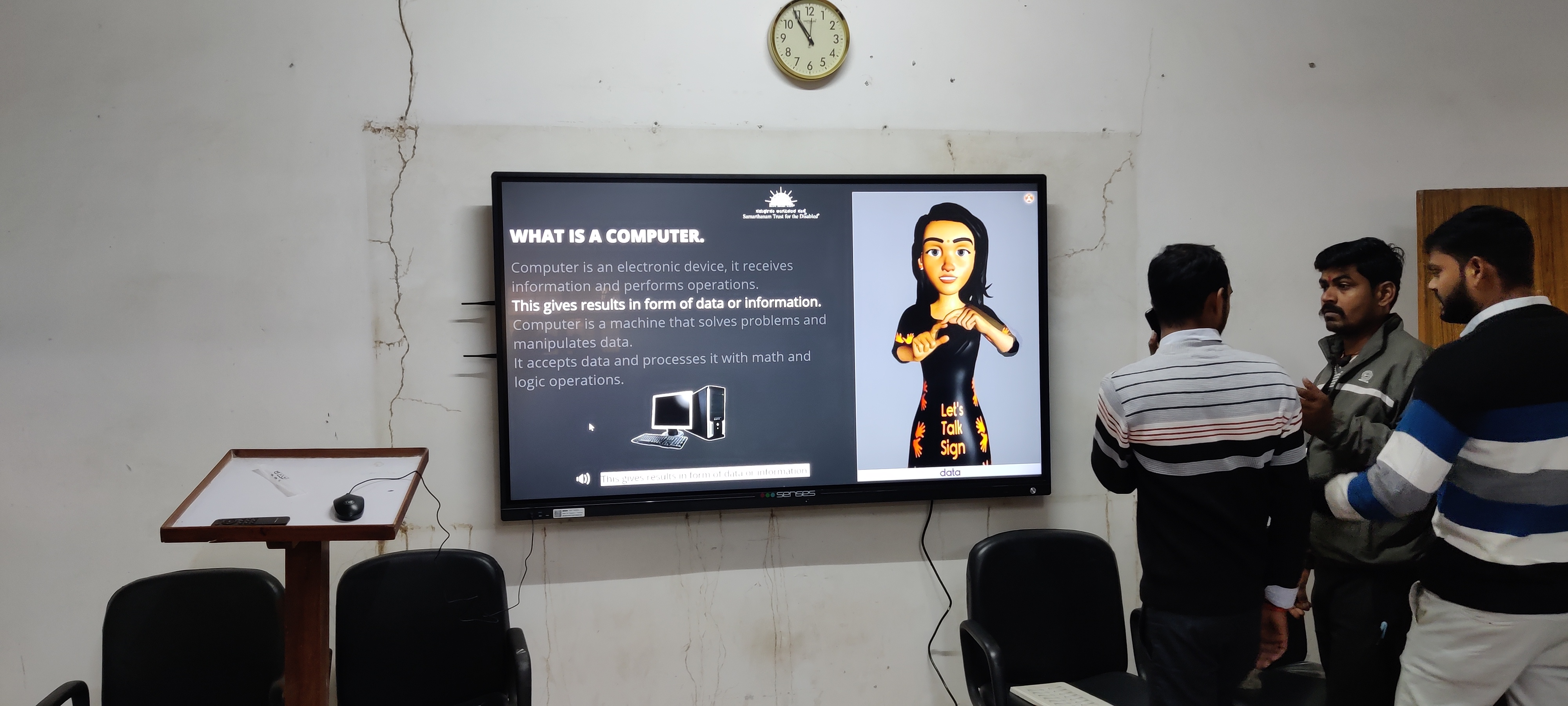1. Implementation of Let'sTalkSign at JRDS University, Chitrakoot, Uttar Pradesh